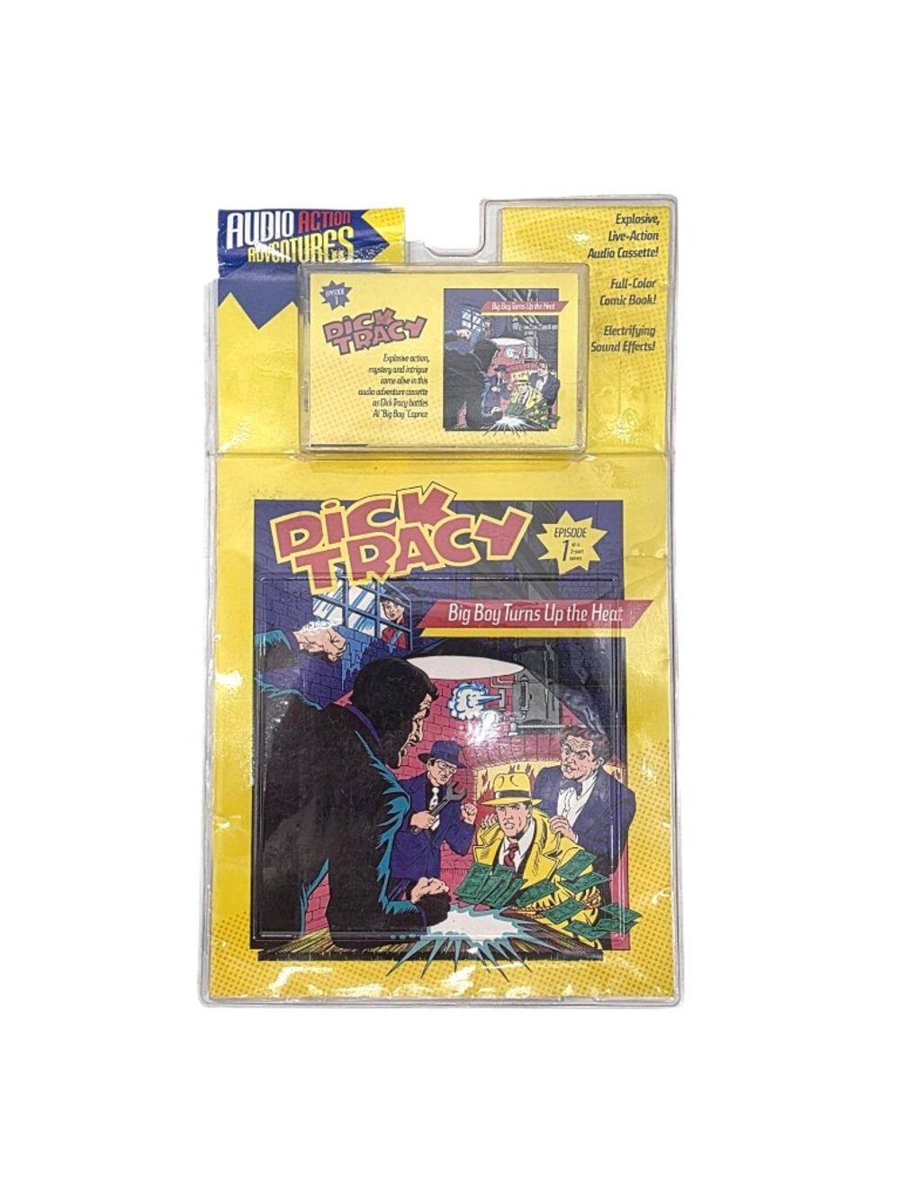 NEW Vintage Disney Dick Tracy Audio Action Adventures Episode 1 Cassette Tape